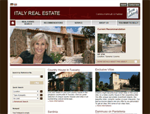 Tablet Screenshot of italy-realestate.com